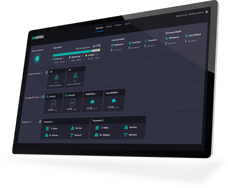 artesca ui main